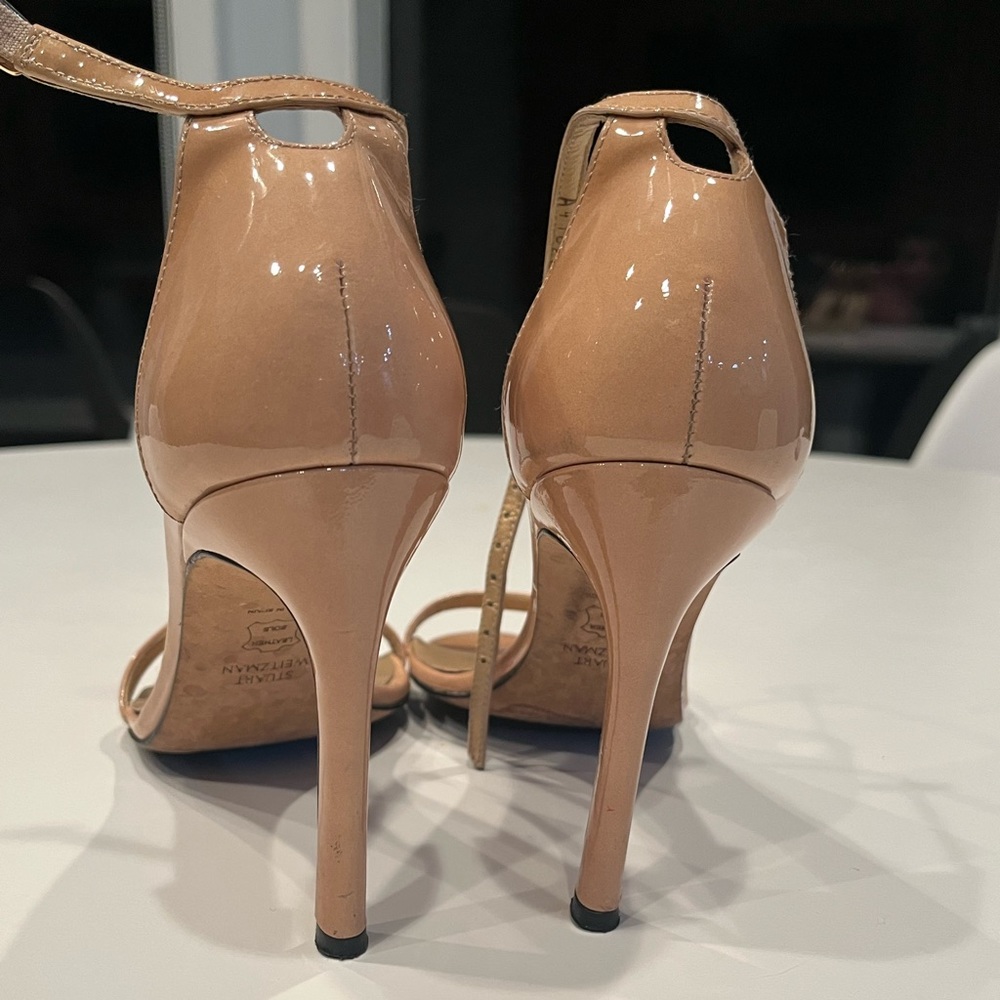 Stuart Weitzman Pre patent nudist strappy sandals